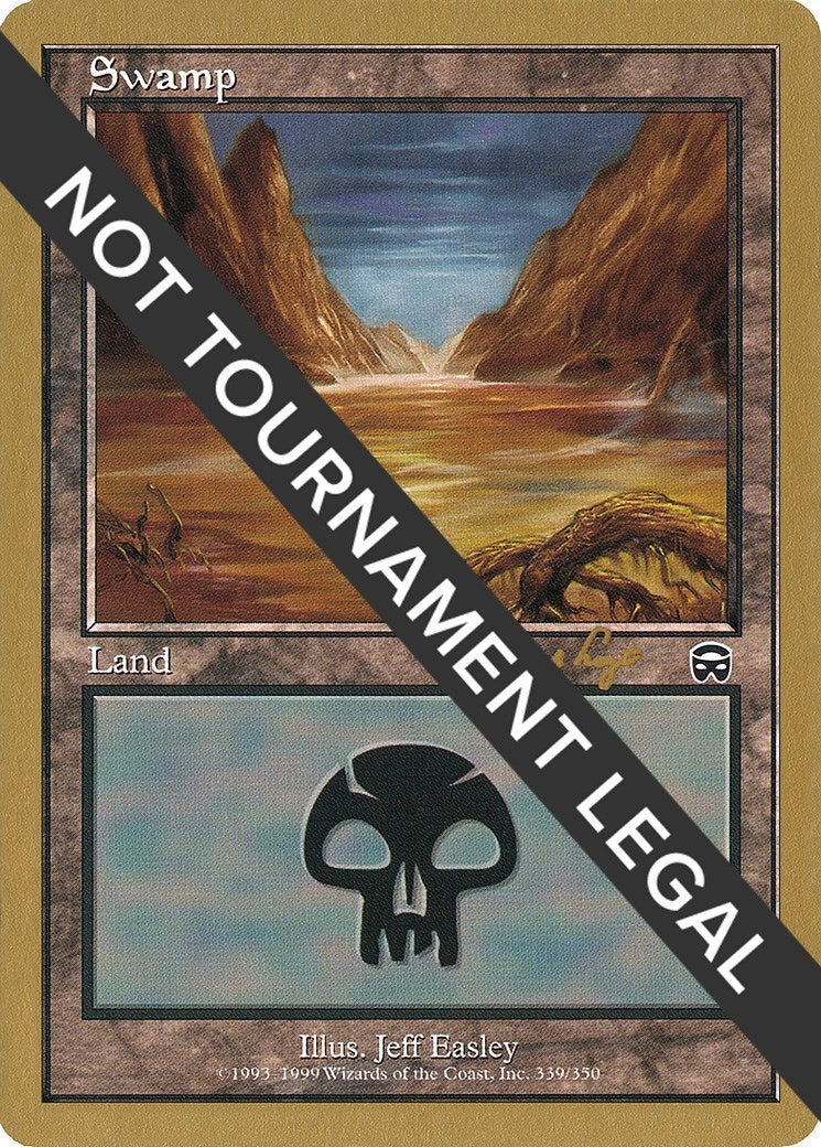 Swamp (339) - 2001 Tom van de Logt (MMQ) (World Championship Decks)