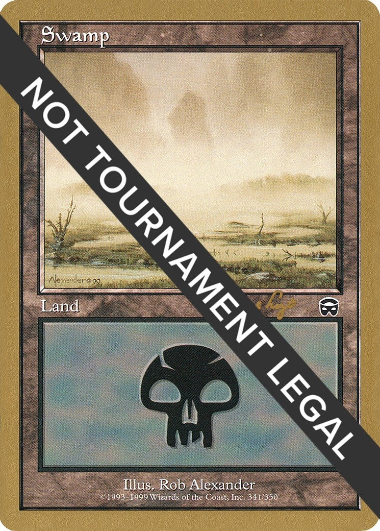 Swamp (341) - 2001 Tom van de Logt (MMQ) (World Championship Decks)
