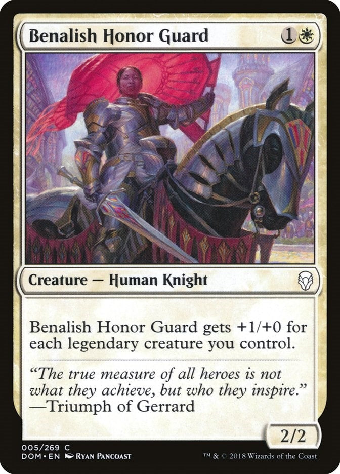 Benalish Honor Guard (5) (Dominaria)