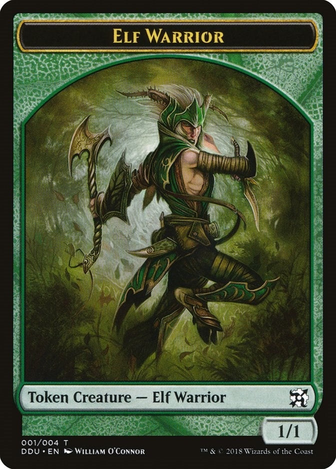 Elf Warrior Token (1) (Duel Decks: Elves vs. Inventors)