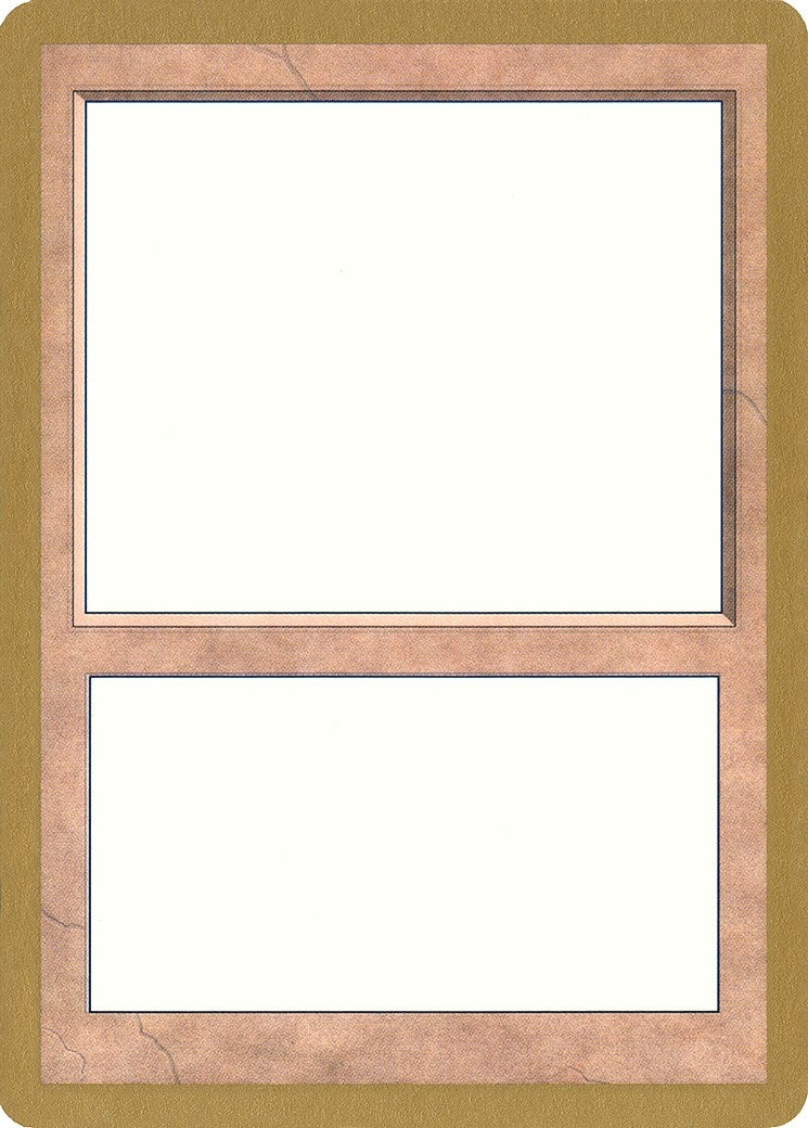 1999 World Championship Blank Card (World Championship Decks)