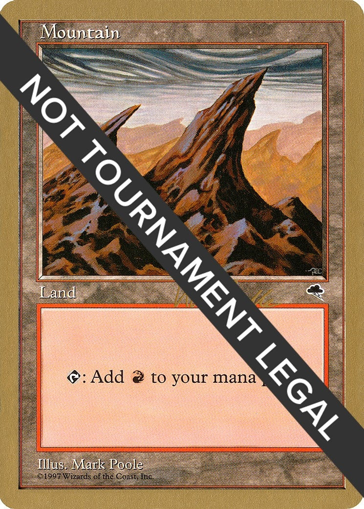 Mountain (Right) - 1999 Kai Budde (TMP) (World Championship Decks)