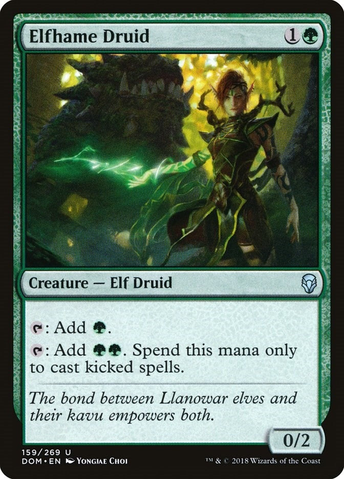 Elfhame Druid (159) (Dominaria)