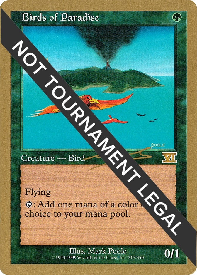 Birds of Paradise - 2000 Nicolas Labarre (6ED) (World Championship Decks)