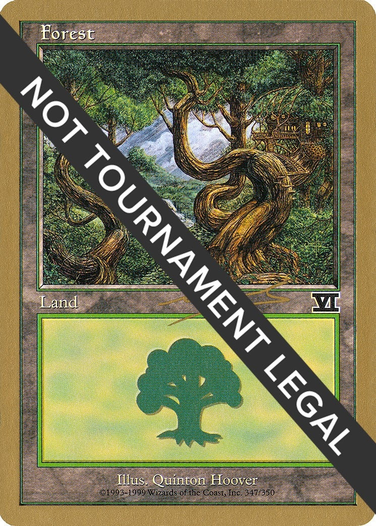 Forest (347) - 2000 Nicolas Labarre (6ED) (World Championship Decks)