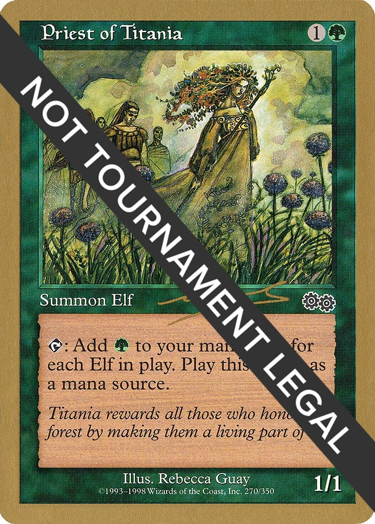 Priest of Titania - 2000 Nicolas Labarre (USG) (World Championship Decks)