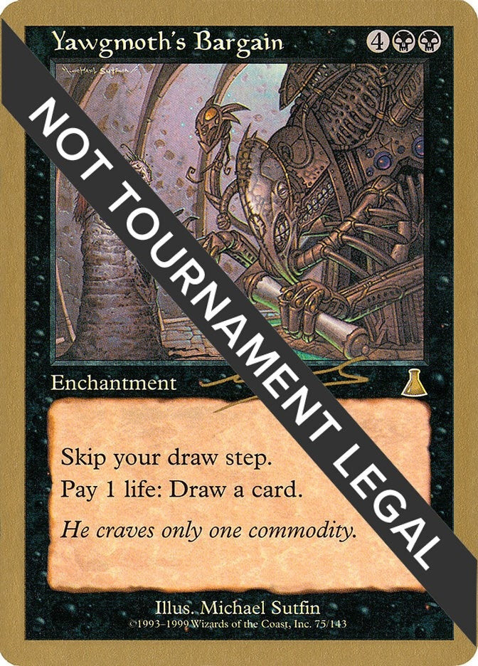 Image for Yawgmoth's Bargain - 2000 Nicolas Labarre (UDS) - Magic: The Gathering