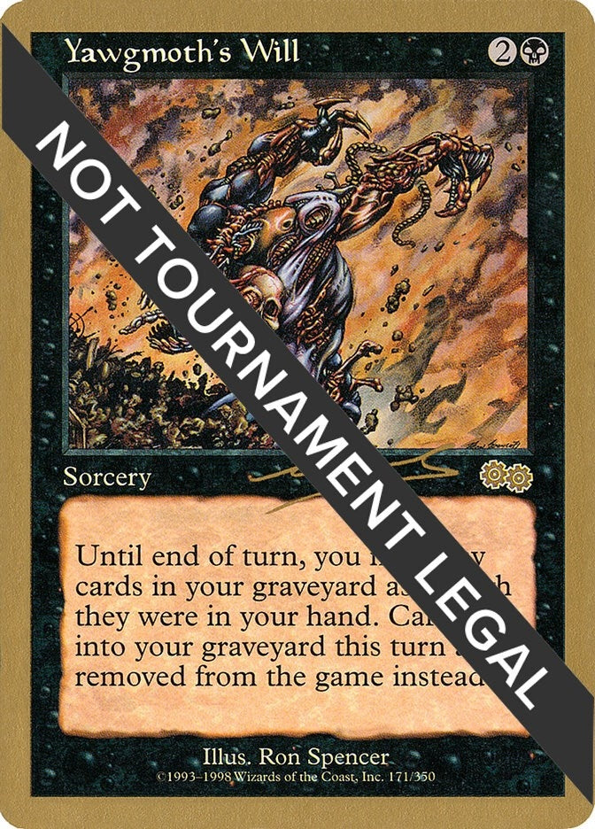 Yawgmoth's Will - 2000 Nicolas Labarre (USG) (World Championship Decks)