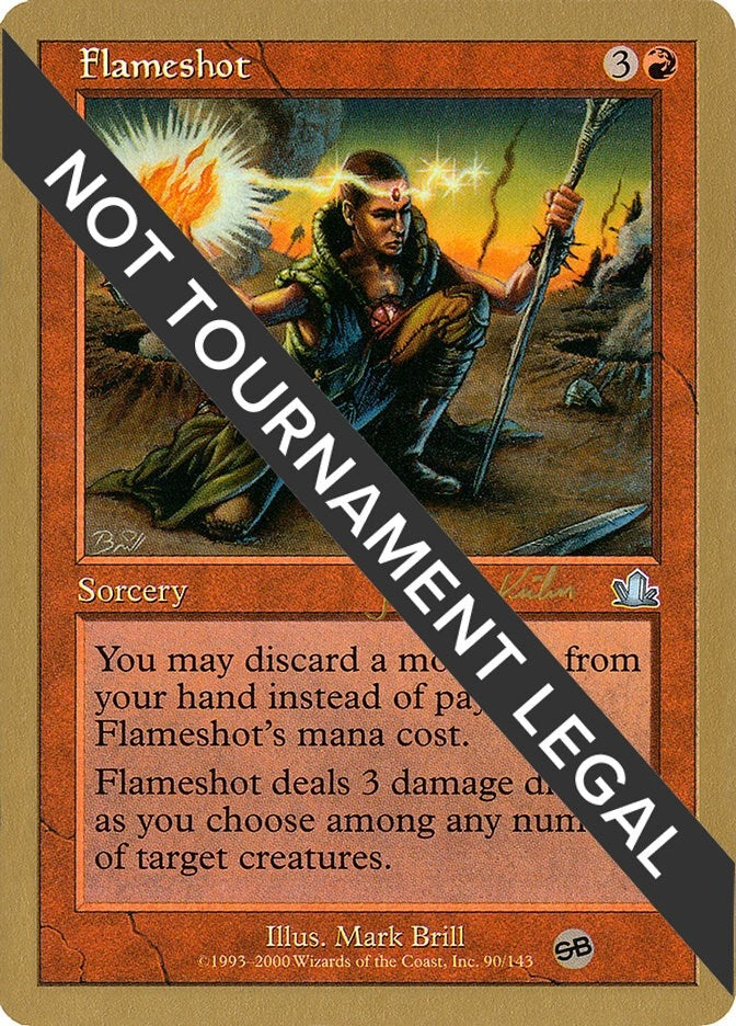 Flameshot - 2000 Janosch Kuhn (PCY) (SB) (World Championship Decks)