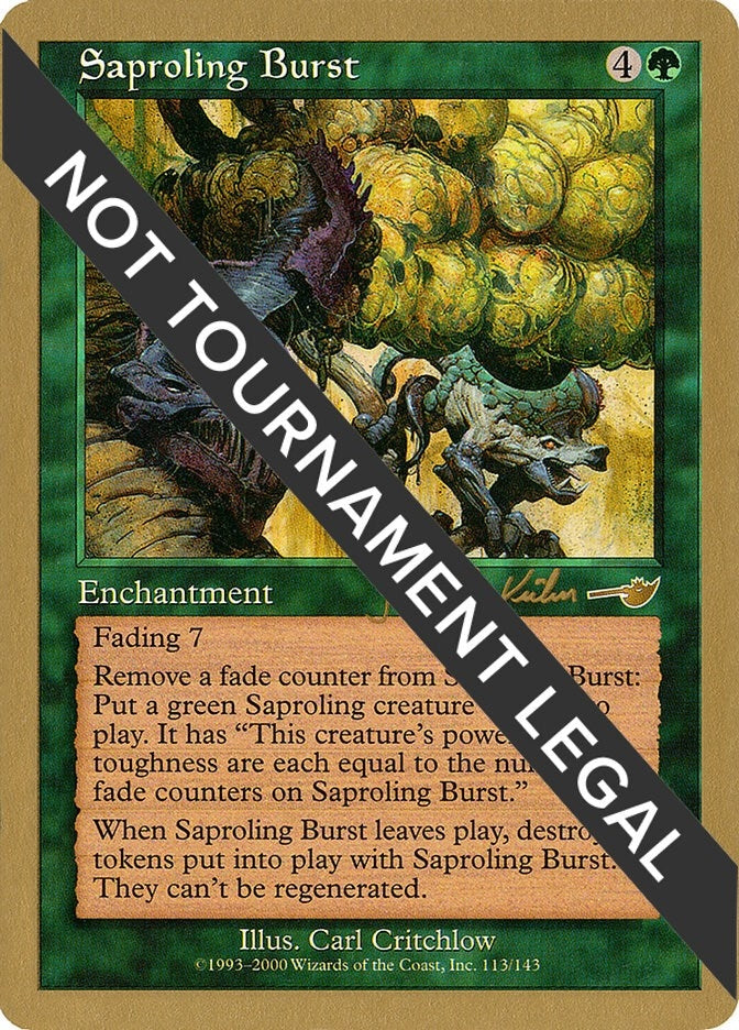 Saproling Burst - 2000 Janosch Kuhn (NMS) (World Championship Decks)