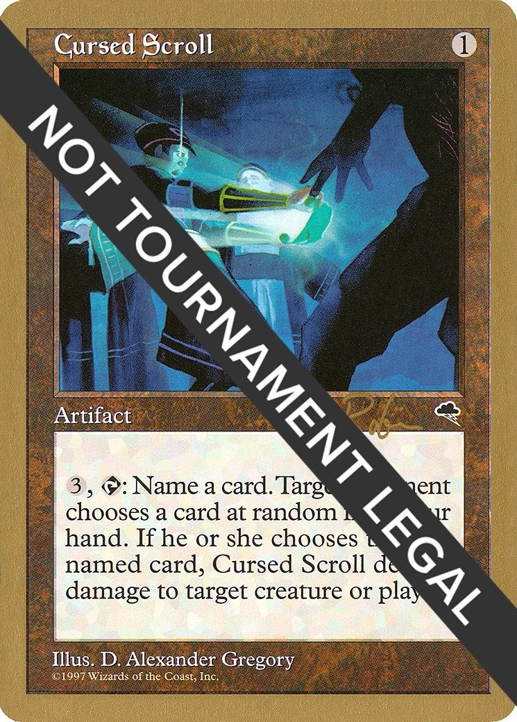 Cursed Scroll - 1998 Ben Rubin (TMP) (World Championship Decks)