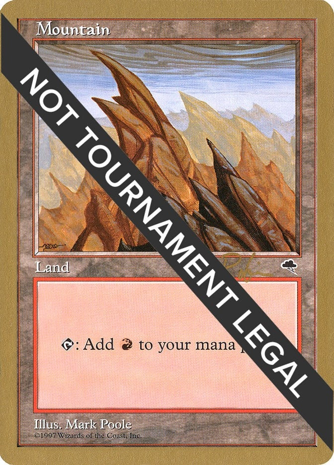 Mountain (Left) - 1998 Ben Rubin (TMP) (World Championship Decks)