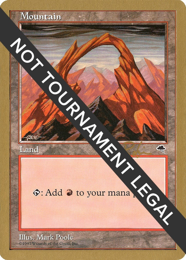 Mountain (Joined) - 1998 Ben Rubin (TMP) (World Championship Decks)