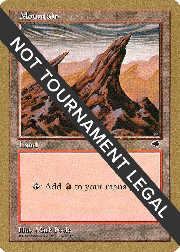 Mountain (Right) - 1998 Ben Rubin (TMP) (World Championship Decks)