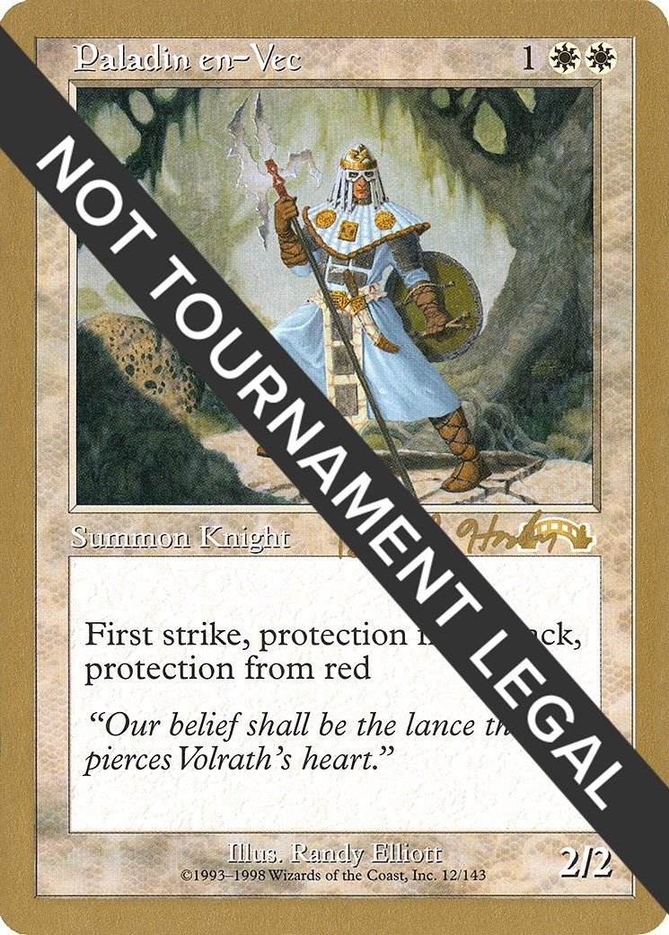 Paladin en-Vec - 1998 Brian Hacker (EXO) (World Championship Decks)