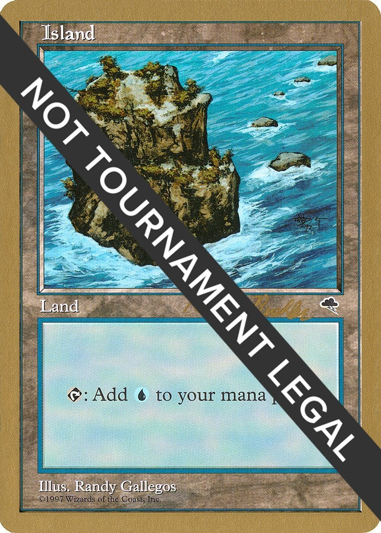 Island (Rocky Path) - 1998 Randy Buehler (TMP) (World Championship Decks)