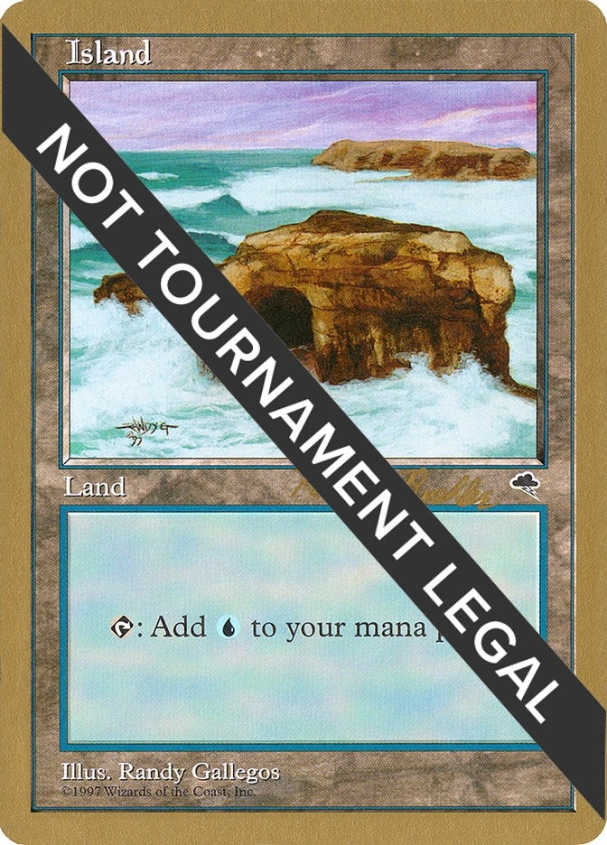 Island (Crashing Waves) - 1998 Randy Buehler (TMP) (World Championship Decks)
