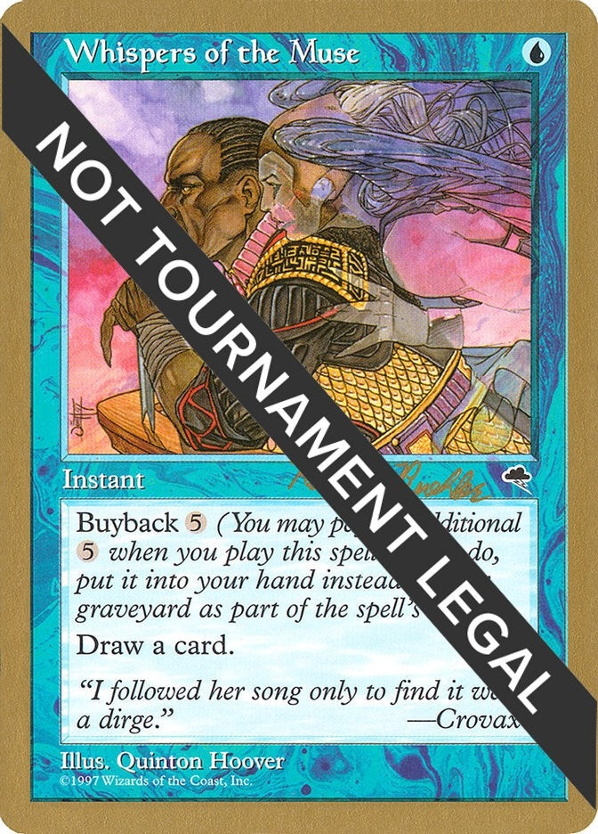 Image for Whispers of the Muse - 1998 Randy Buehler (TMP) - Magic: The Gathering