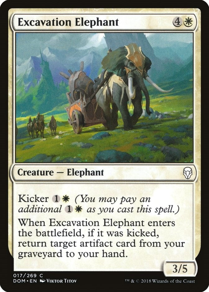 Excavation Elephant (17) (Dominaria)