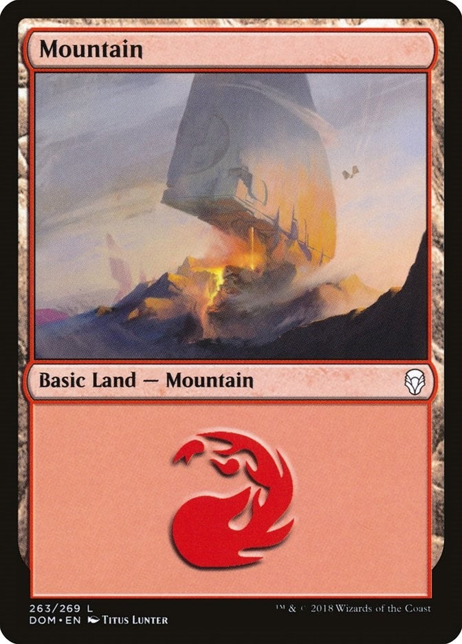 Mountain (263) (263) (Dominaria)
