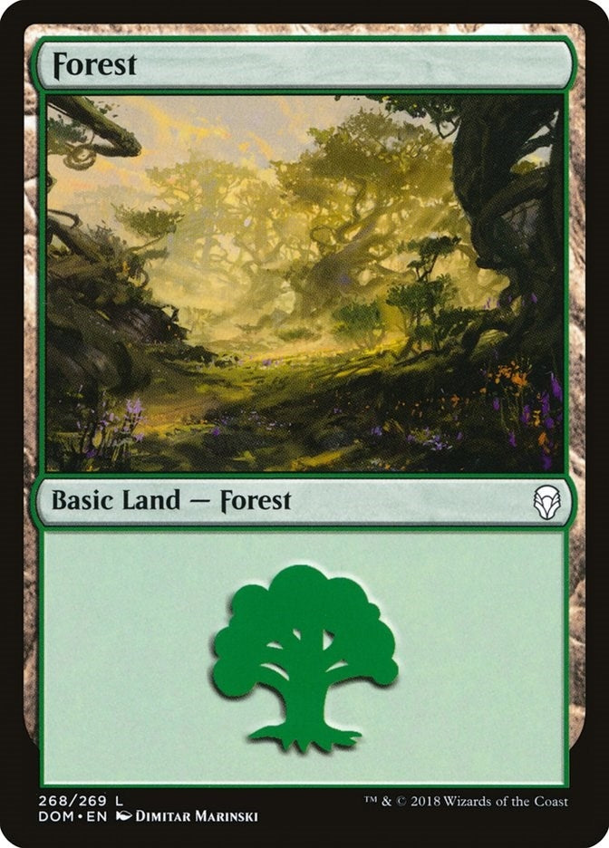Forest (268) (268) (Dominaria)