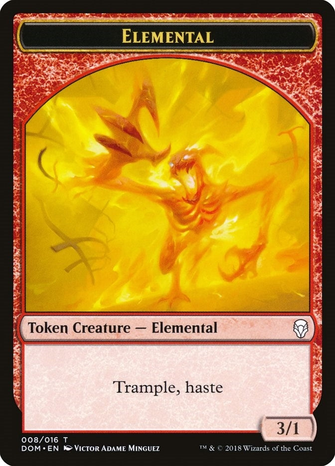 Elemental Token (8) (Dominaria)