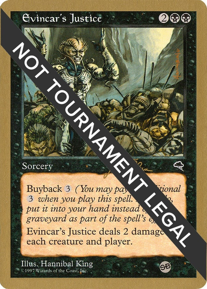 Evincar's Justice - 1999 Jakub Slemr (TMP) (SB) (World Championship Decks)