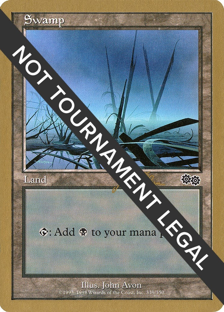 Swamp (339) - 1999 Jakub Slemr (USG) (World Championship Decks)