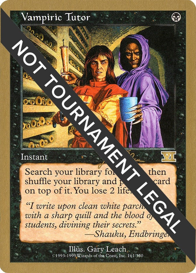 Image for Vampiric Tutor - 1999 Jakub Slemr (6ED) - Magic: The Gathering