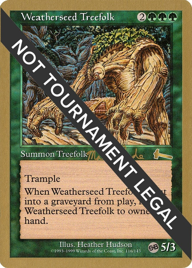 Image for Weatherseed Treefolk - 1999 Matt Linde (ULG) (SB) - Magic: The Gathering