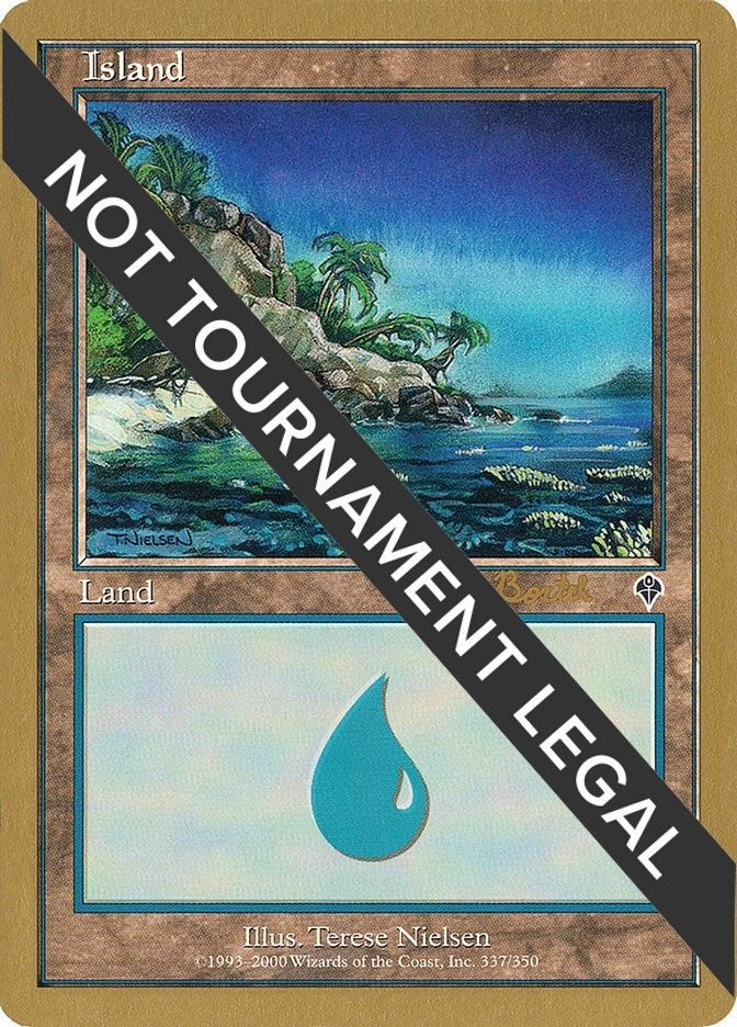 Island (337) - 2001 Alex Borteh (INV) (World Championship Decks)
