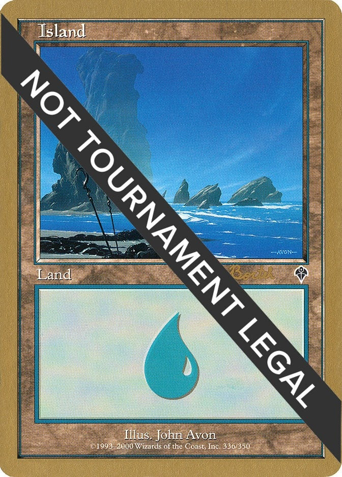 Island (336) - 2001 Alex Borteh (INV) (World Championship Decks)