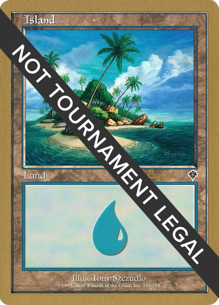 Island (335) - 2001 Alex Borteh (INV) (World Championship Decks)