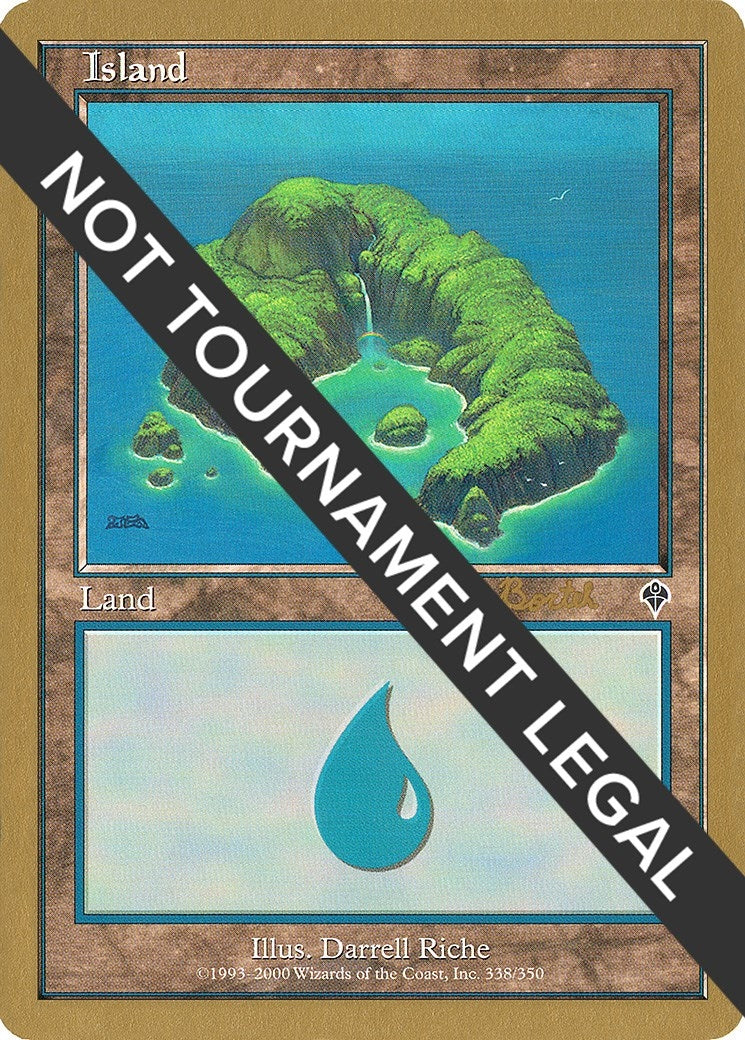 Island (338) - 2001 Alex Borteh (INV) (World Championship Decks)