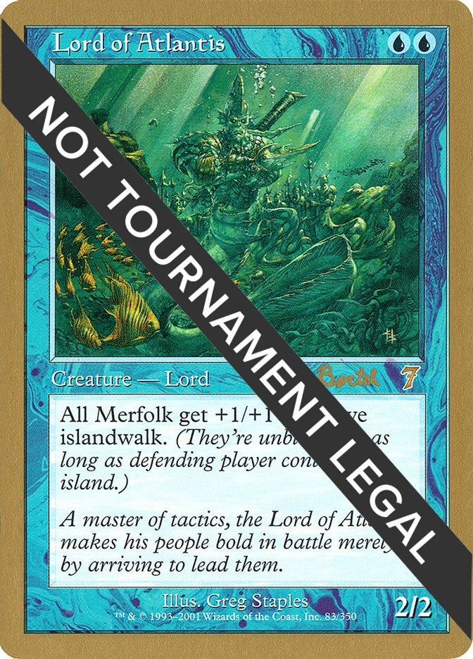 Lord of Atlantis - 2001 Alex Borteh (7ED) (World Championship Decks)