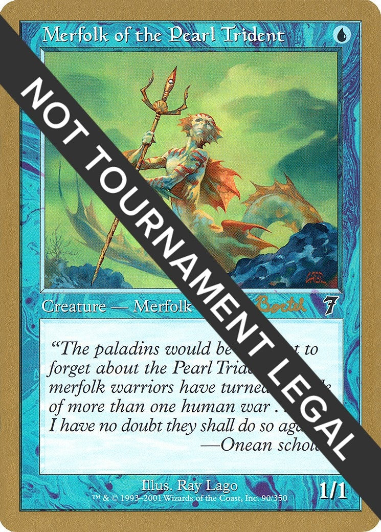 Merfolk of the Pearl Trident - 2001 Alex Borteh (7ED) (World Championship Decks)