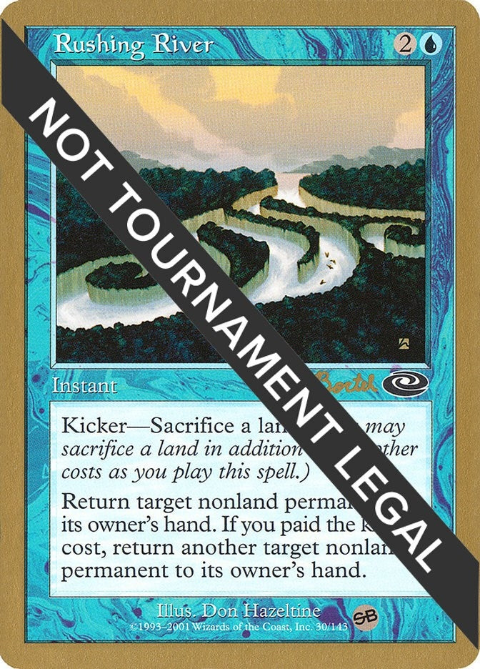 Rushing River - 2001 Alex Borteh (PLS) (SB) (World Championship Decks)