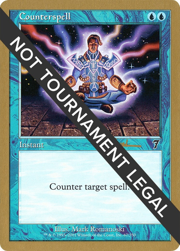 Counterspell - 2001 Antoine Ruel (7ED) (World Championship Decks)