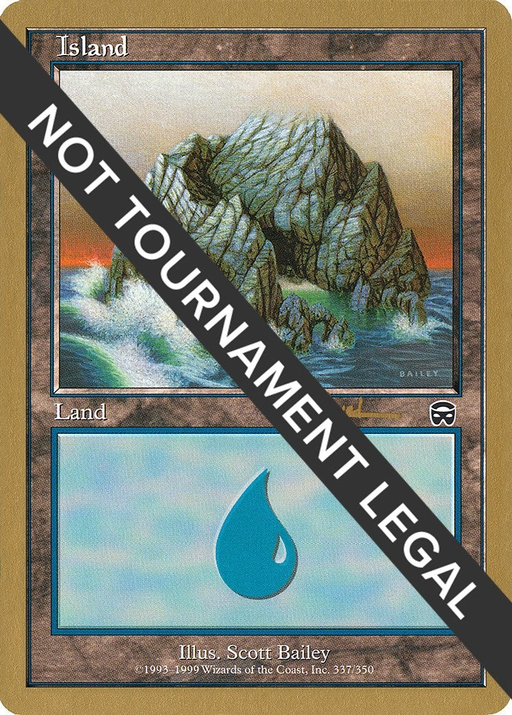 Island (337) - 2001 Antoine Ruel (MMQ) (World Championship Decks)