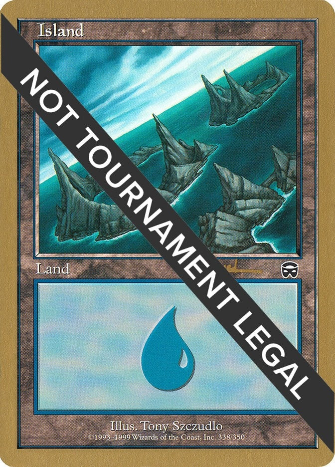 Island (338) - 2001 Antoine Ruel (MMQ) (World Championship Decks)
