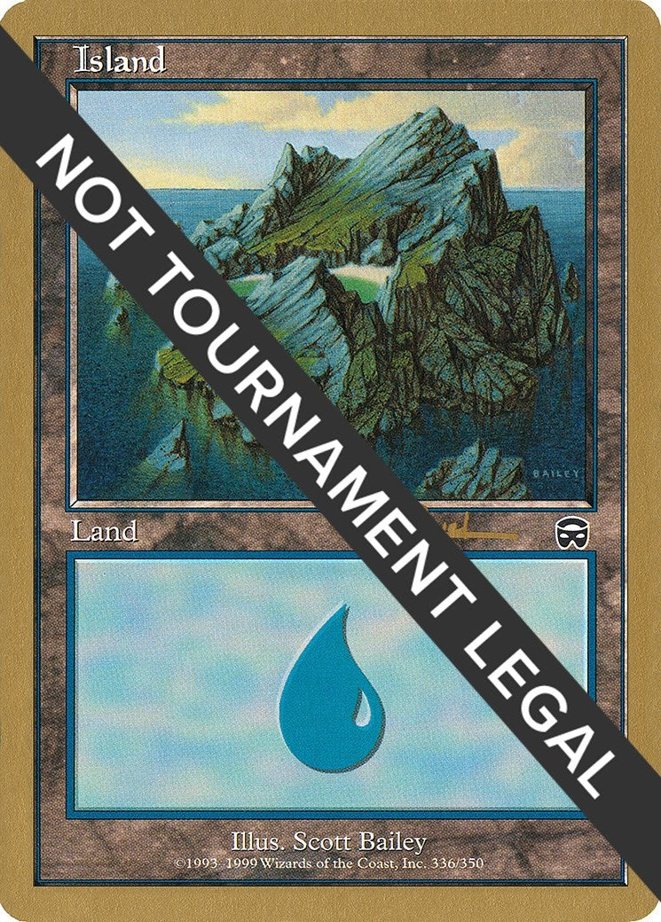 Island (336) - 2001 Antoine Ruel (MMQ) (World Championship Decks)