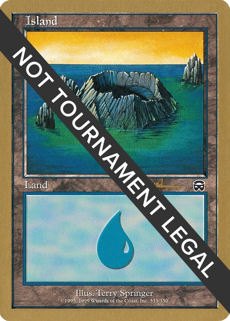 Island (335) - 2001 Antoine Ruel (MMQ) (World Championship Decks)