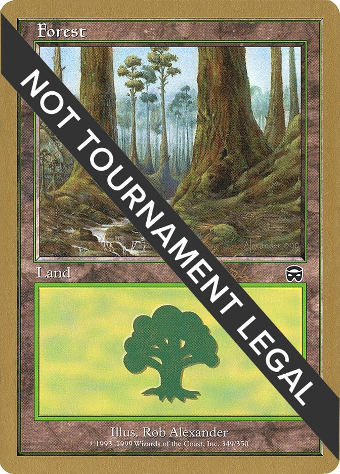 Forest (349) - 2001 Jan Tomcani (MMQ) (World Championship Decks)