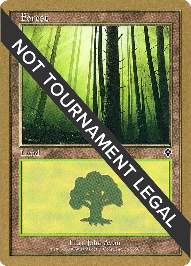 Forest (347) - 2001 Jan Tomcani (INV) (World Championship Decks)