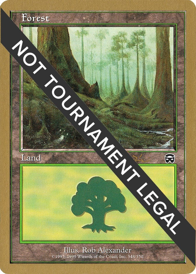 Forest (348) - 2001 Jan Tomcani (MMQ) (World Championship Decks)