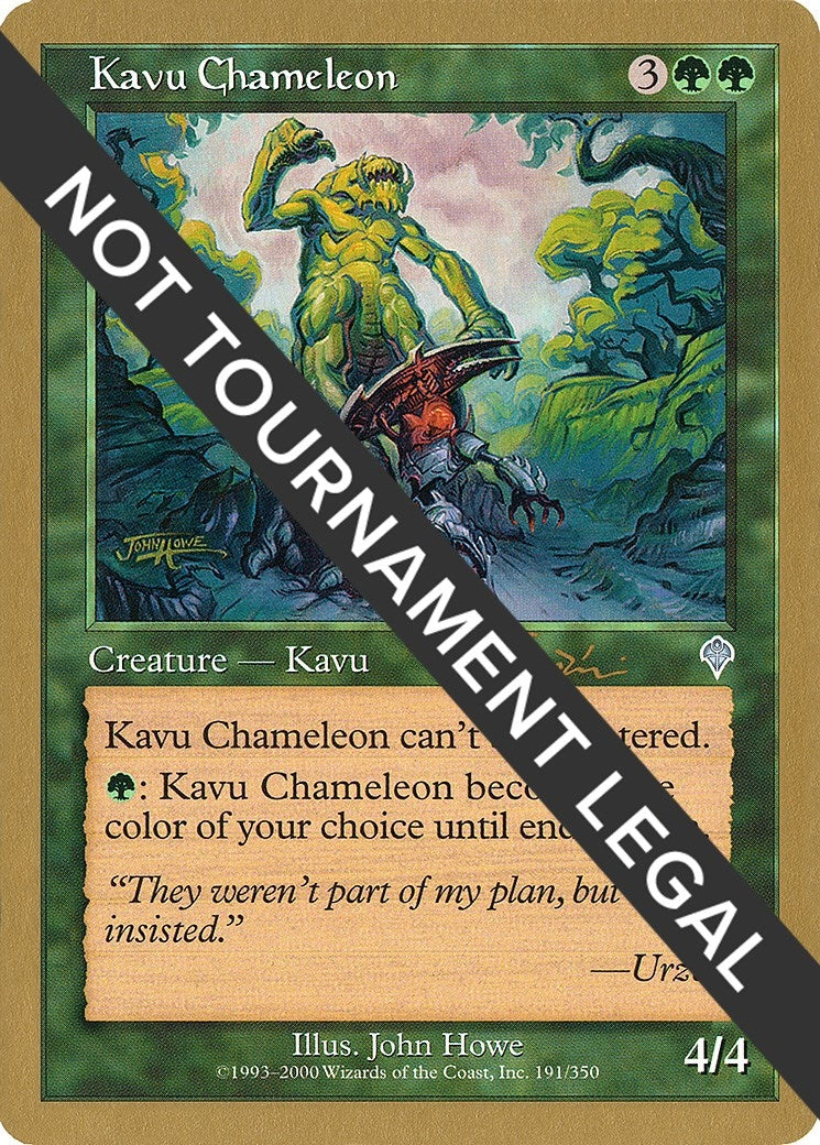 Kavu Chameleon - 2001 Jan Tomcani (INV) (World Championship Decks)