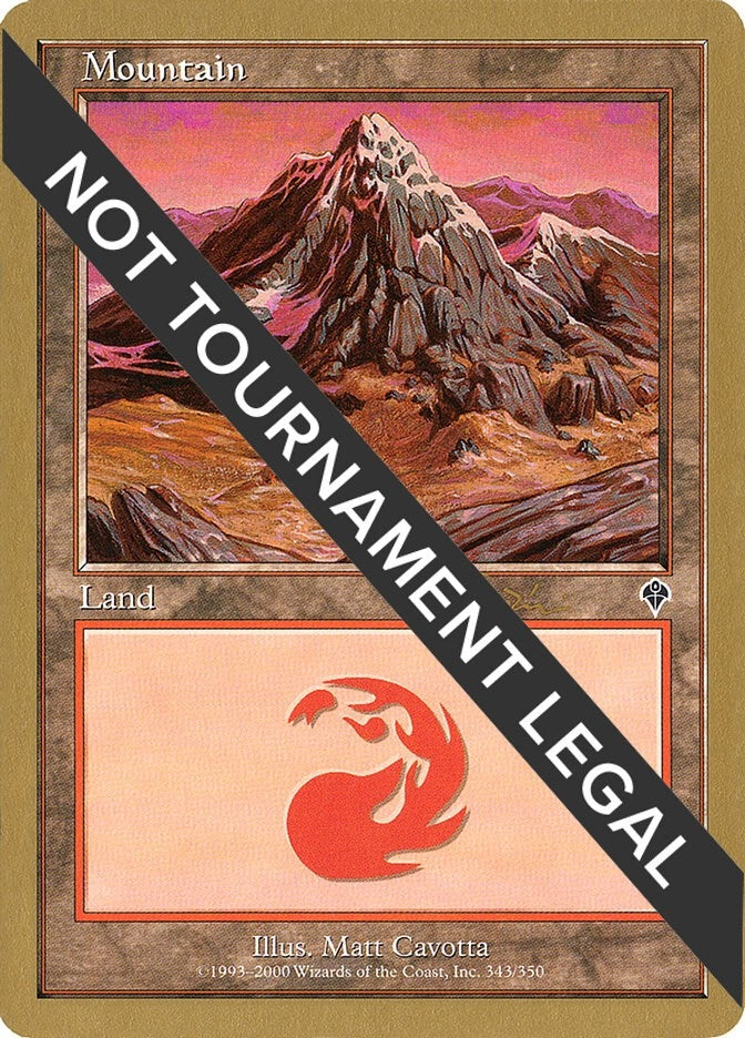 Mountain (343) - 2001 Jan Tomcani (INV) (World Championship Decks)
