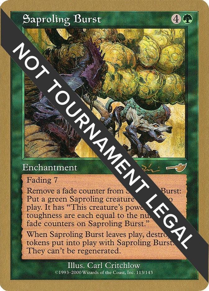 Saproling Burst - 2001 Jan Tomcani (NMS) (World Championship Decks)