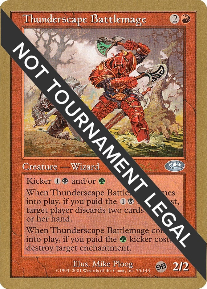 Thunderscape Battlemage - 2001 Jan Tomcani (PLS) (World Championship Decks)