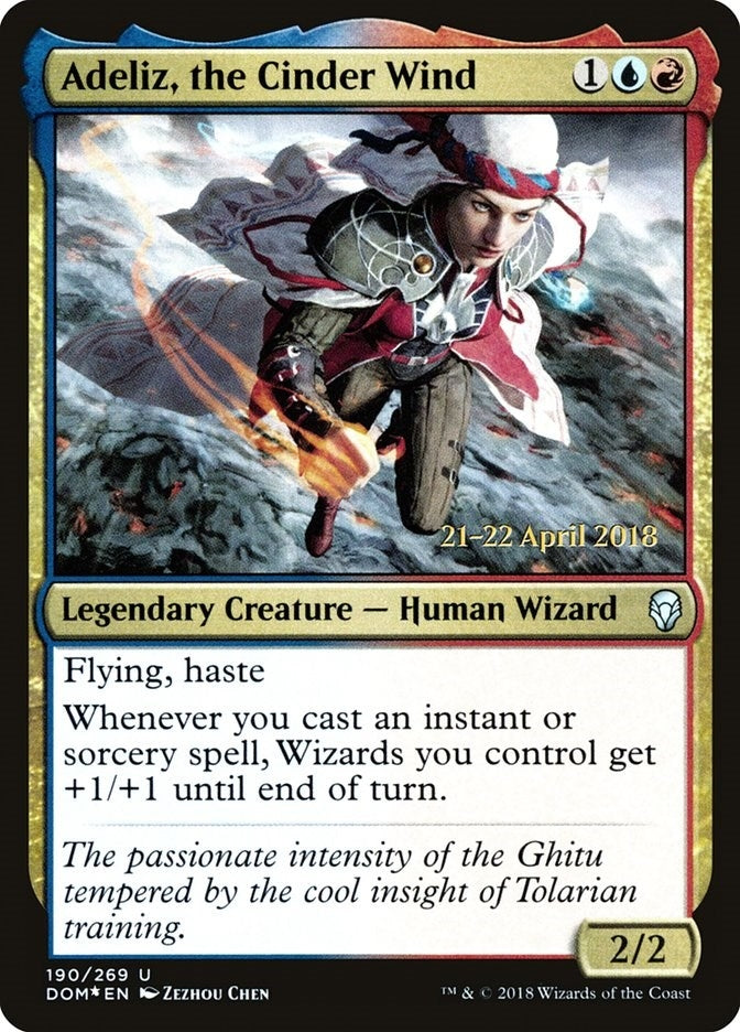 Adeliz, the Cinder Wind (190) (Prerelease Cards)